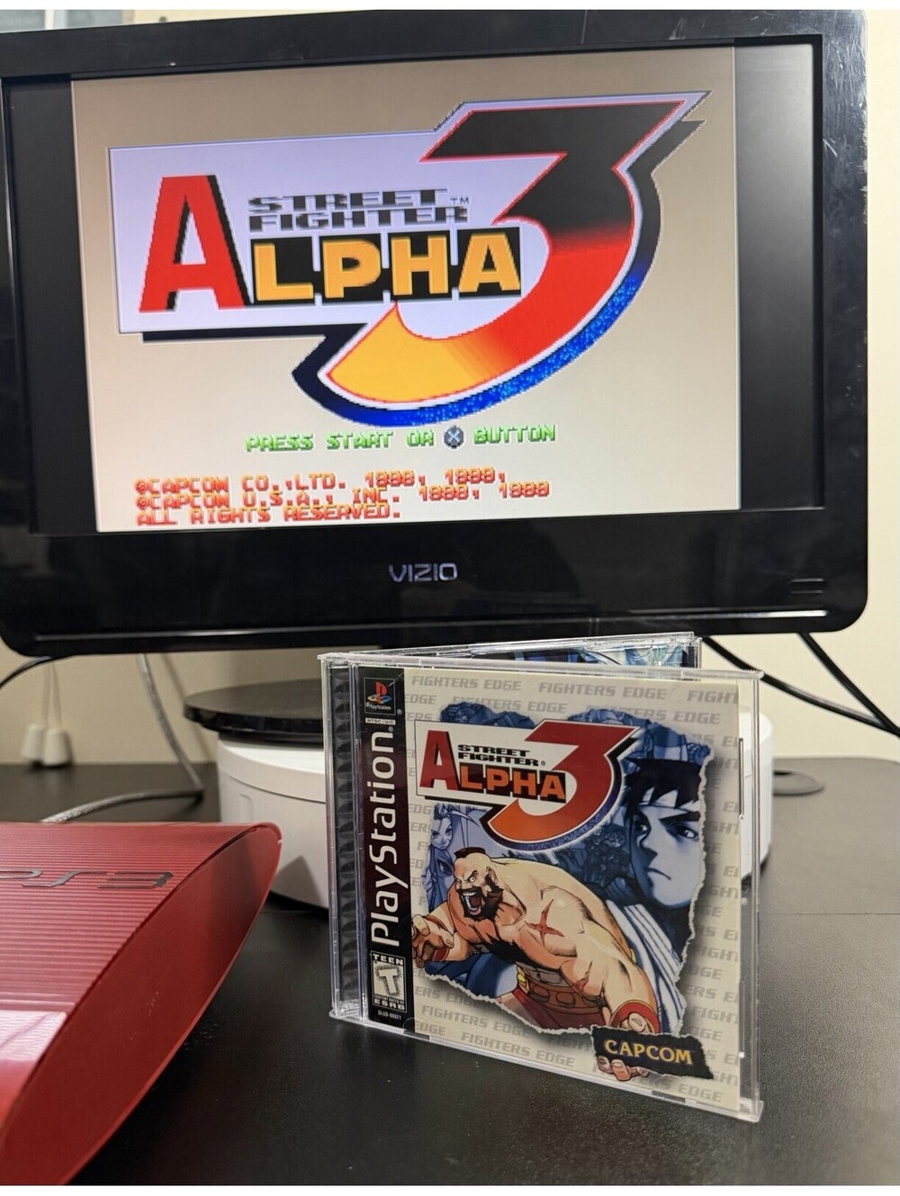 Capcom Street Fighter Alpha 3 Sony PlayStation 1, 1999, CIB Tested & Working